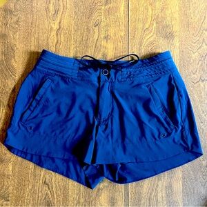 The most comfortable Athleta board shorts—navy blue—size 4.